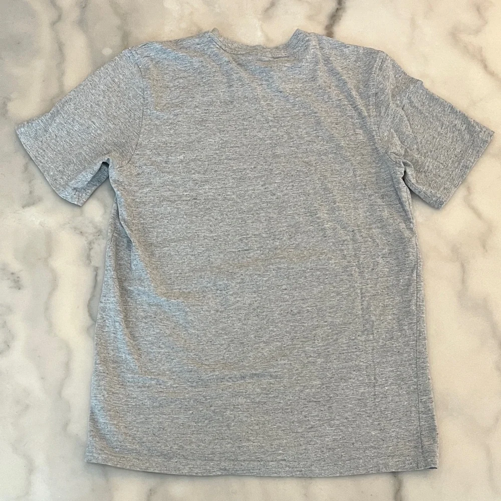 Adidas Men's Gray Logo Tee - Picture 3 of 3